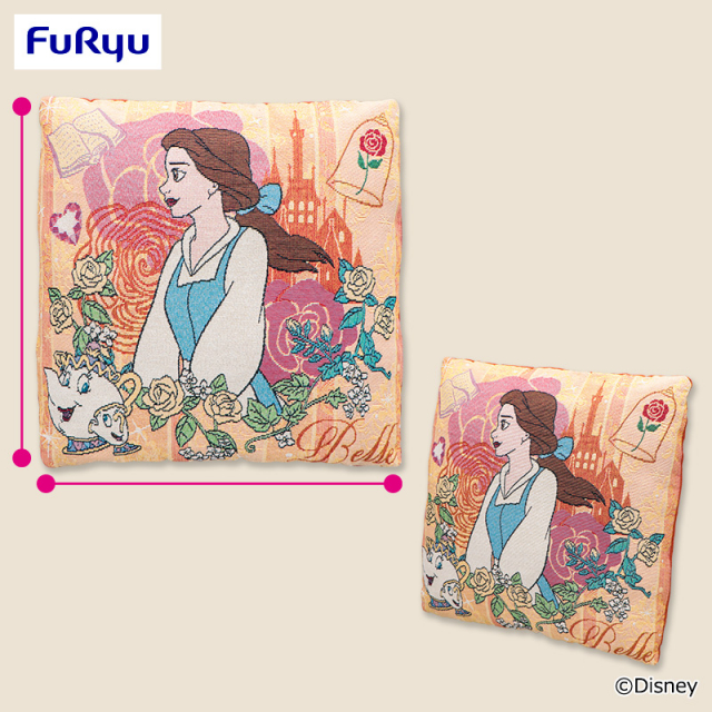 ディズニープリンセス ゴブラン織り風クッション～ベル～