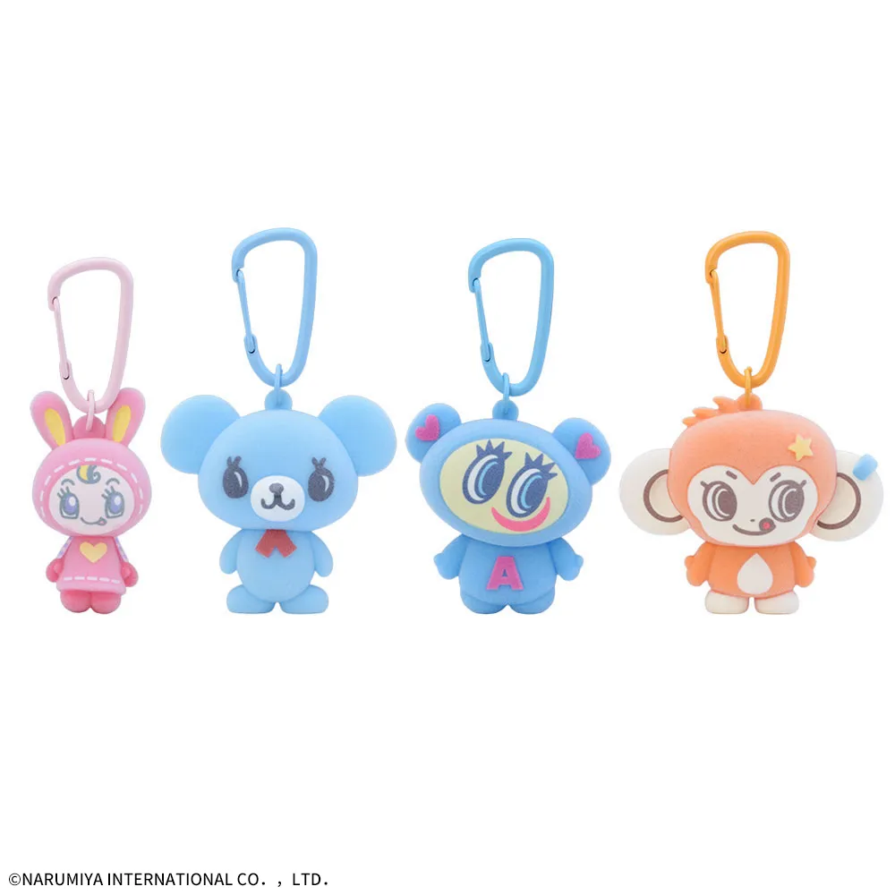 ナルミヤキャラクターズカラビナ付ソフビフロッキーマスコット