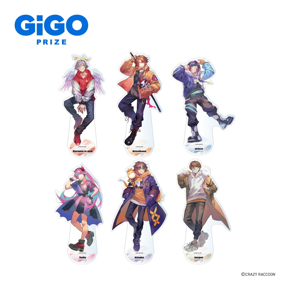 Crazy Raccoon ビッグアクリルスタンドVol.3 ～GiGOグループのお店限定～