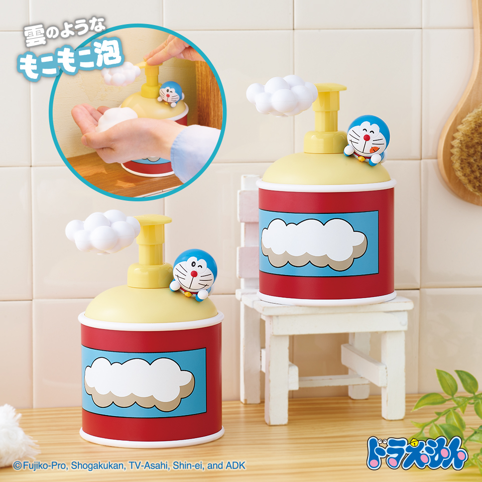 ドラえもん　雲かためガス風ハンドソープボトル