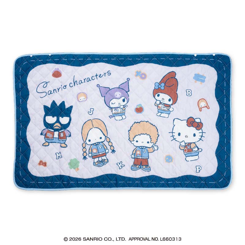 サンリオキャラクターズ グレイッシュハングアウトもこもこブランケット