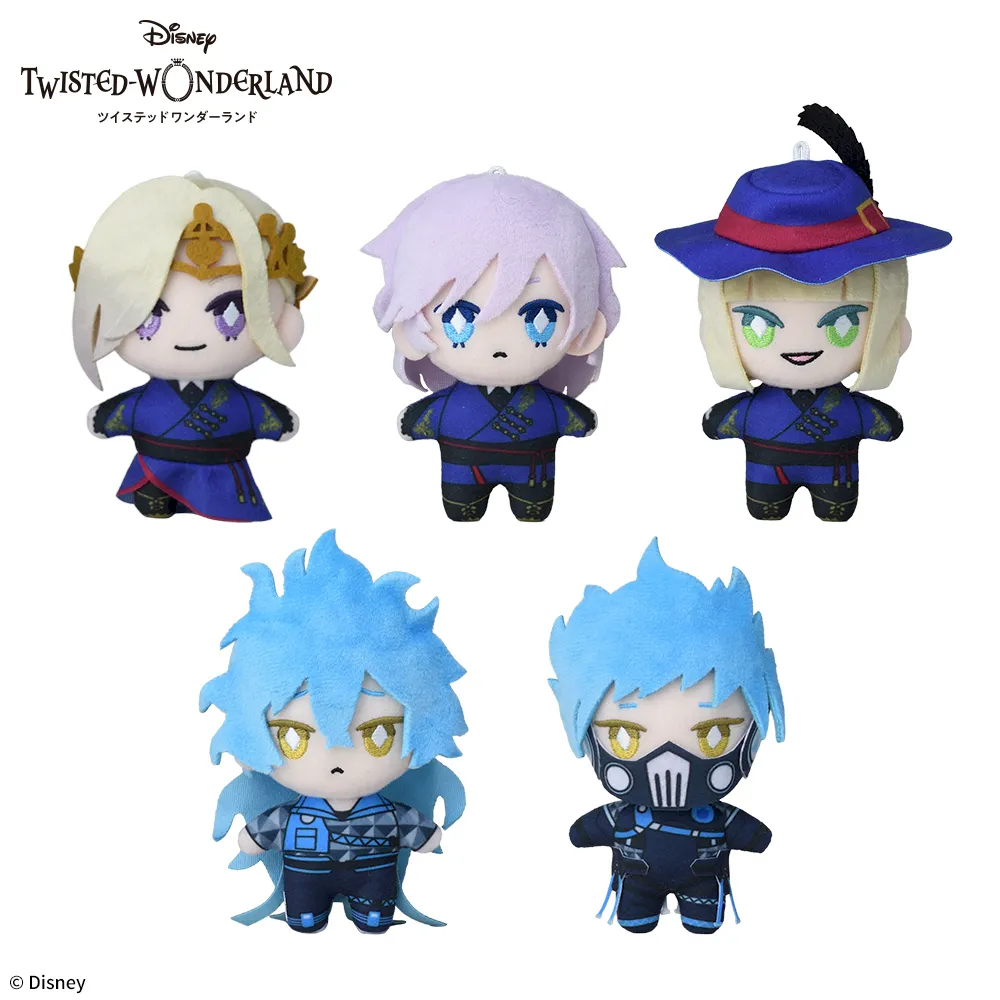 ディズニーツイステッドワンダーランド寮服マスコット～ポムフィオーレ寮&イグニハイド寮～