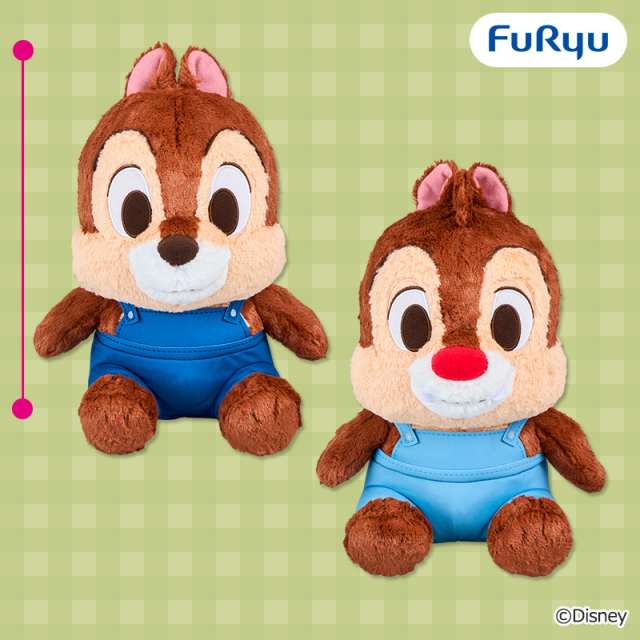 チップ＆デール オーバーオールBIGぬいぐるみ