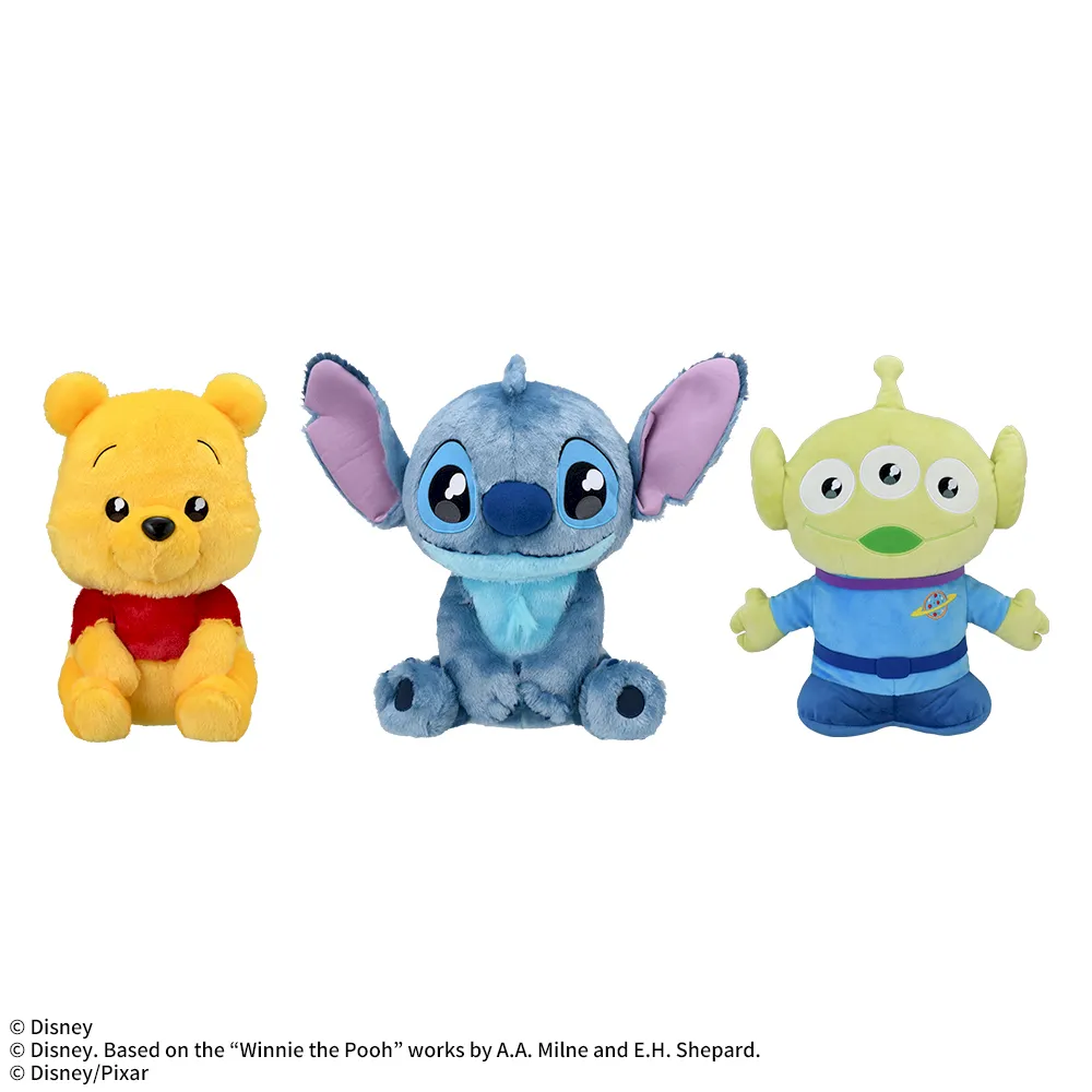 プー&ディズニースティッチ&エイリアンうるりぃみぃぬいぐるみ