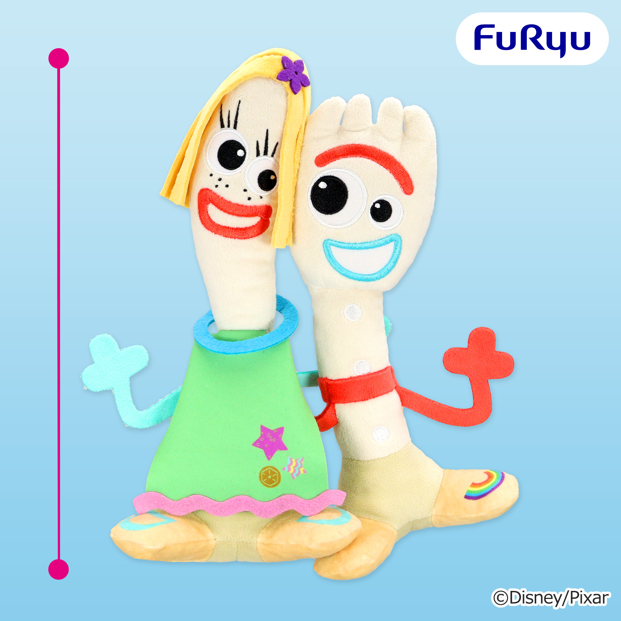 トイ・ストーリー5 ペアぬいぐるみ~フォーキー&カレン・ビバリー~