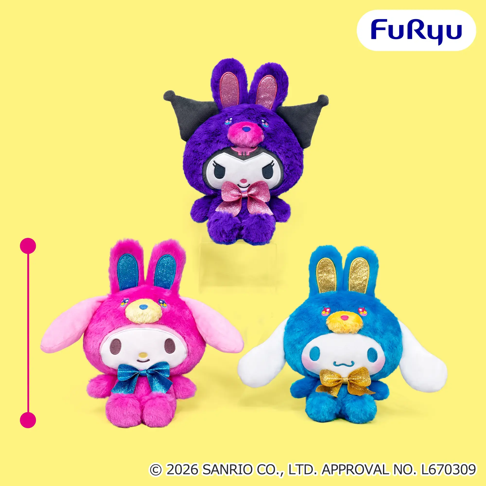 サンリオキャラクターズ ビビッドラビットBIGぬいぐるみ