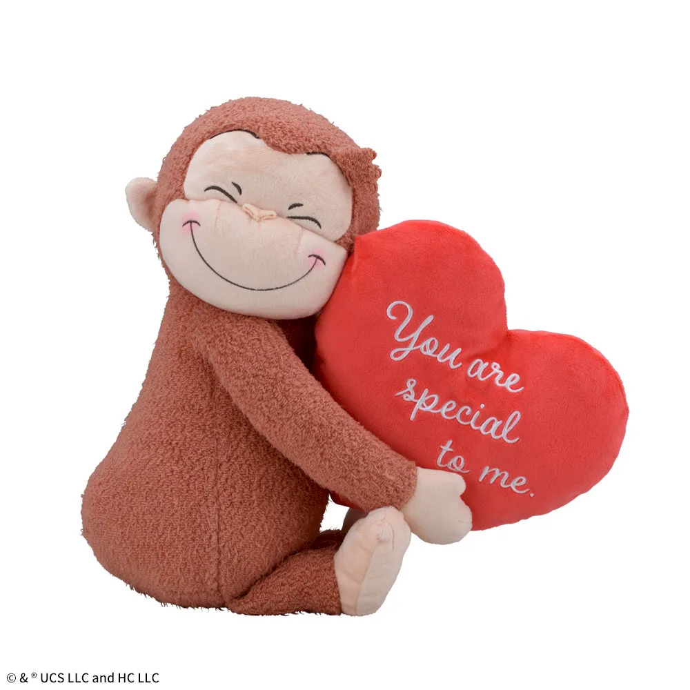 おさるのジョージLLぬいぐるみビッグハート85th