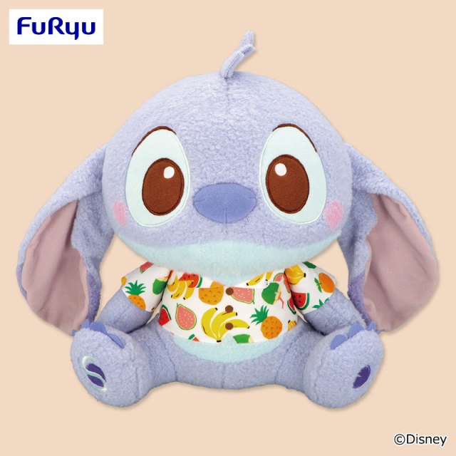 ディズニー　スティッチ ミルキーボア ハワイアン超BIGぬいぐるみ