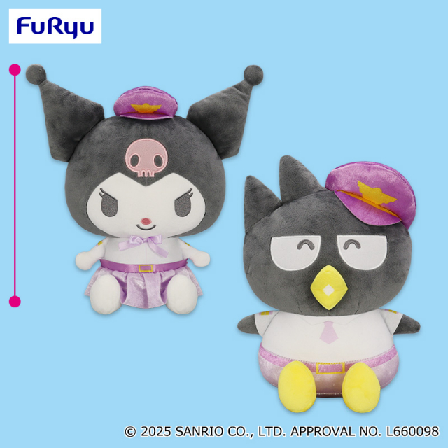 サンリオキャラクターズ ぽよよんえあぽ～とBIGぬいぐるみ～クロミ・バッドばつ丸～