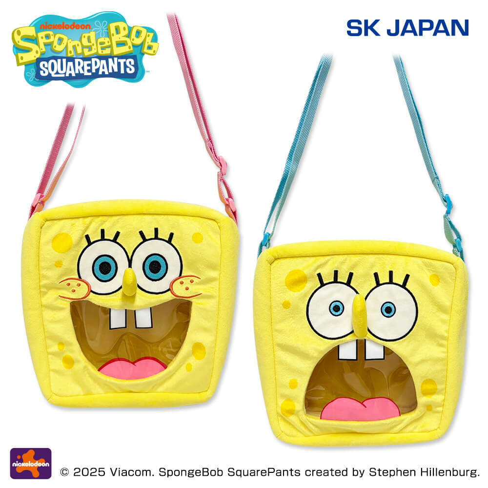 スポンジ・ボブ 窓付きショルダーバッグ