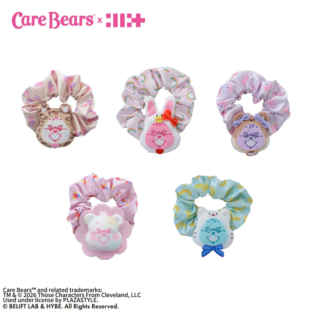 CareBears™×ILLITマスコット付シュシュ