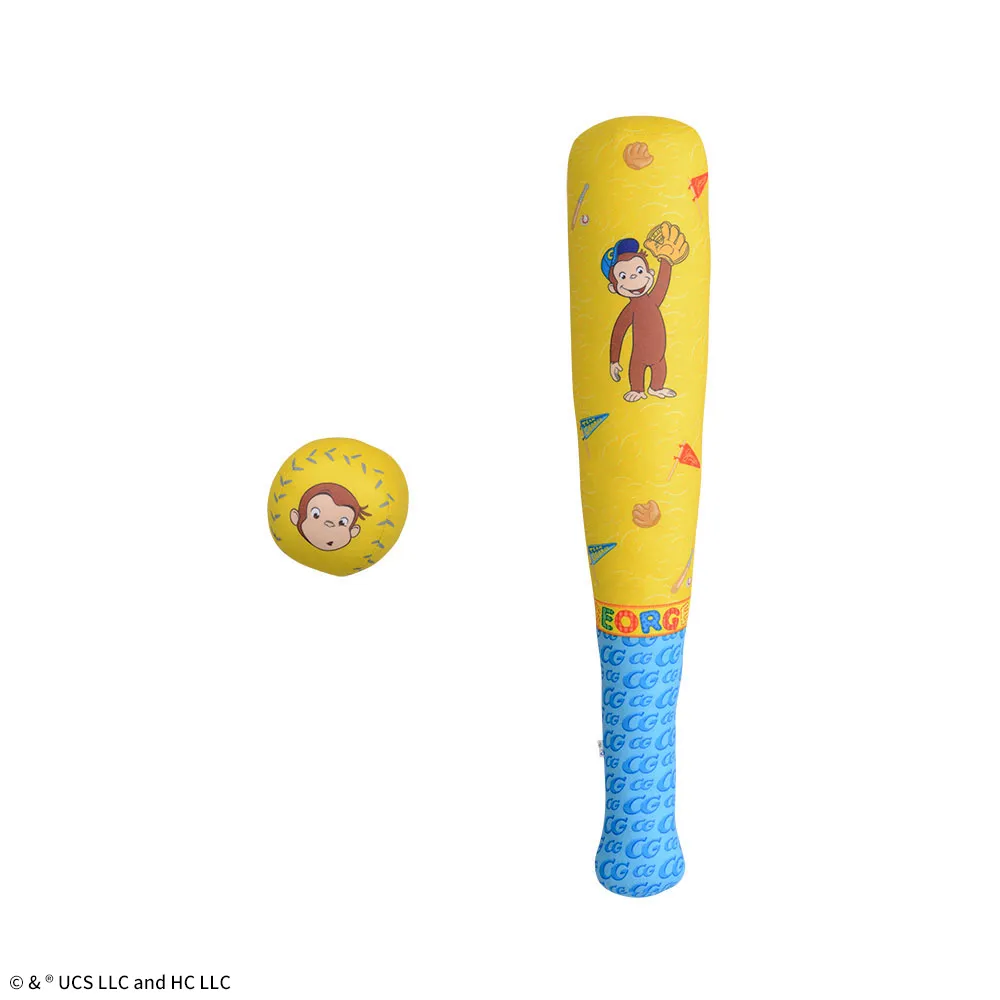 おさるのジョージプレミアムキッズソフト野球セット