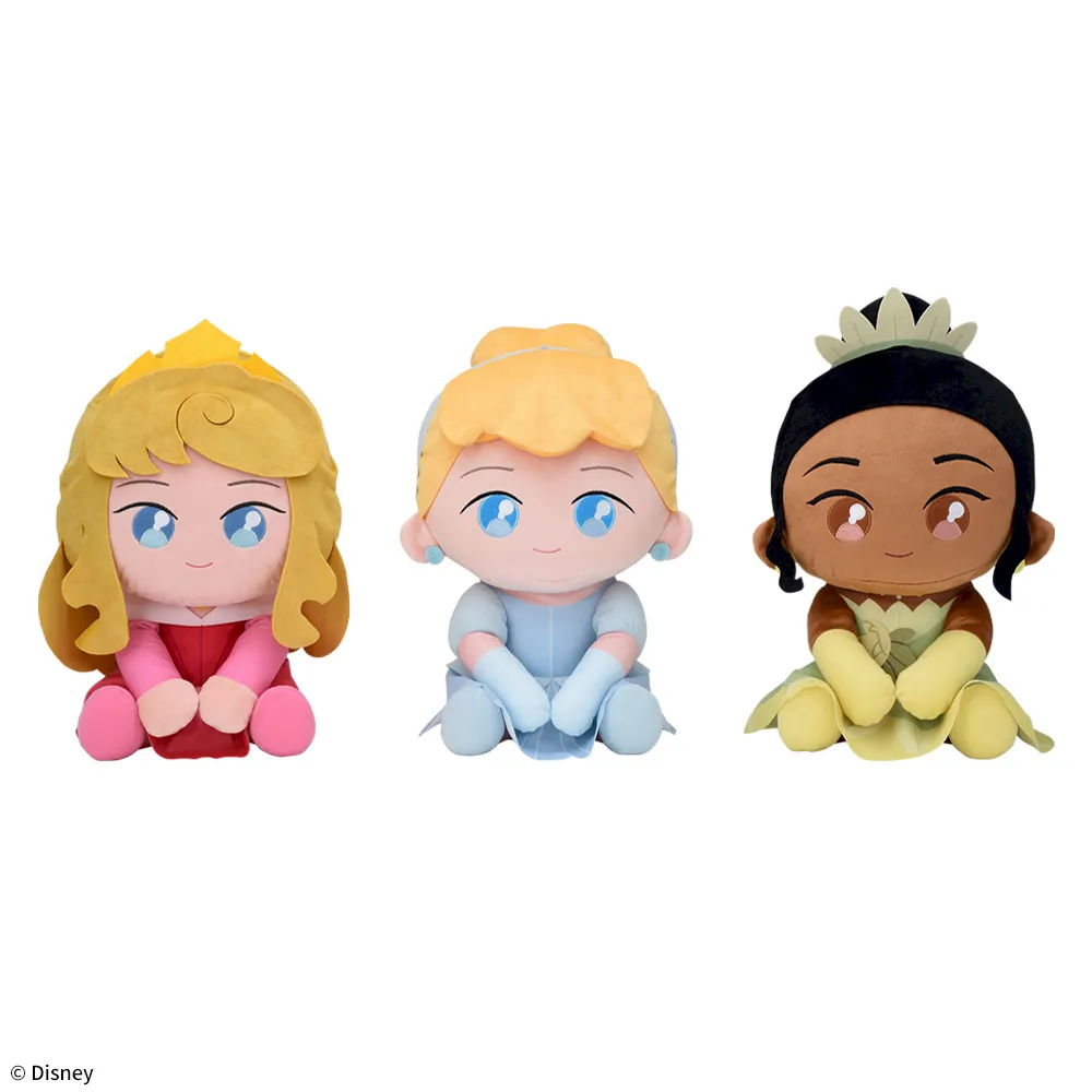 オーロラ姫&シンデレラ&ティアナうるりぃみぃぬいぐるみ