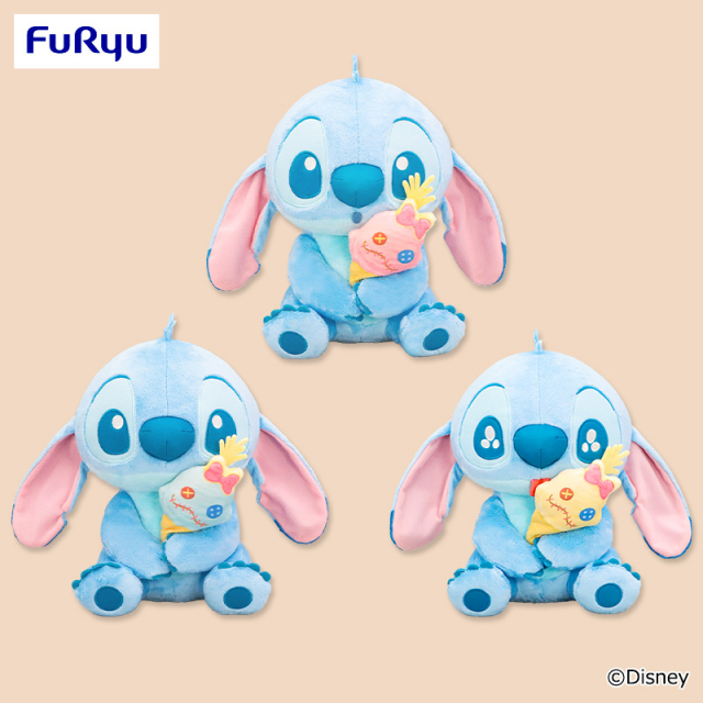 ディズニー　スティッチ カラフルアイス BIGぬいぐるみ