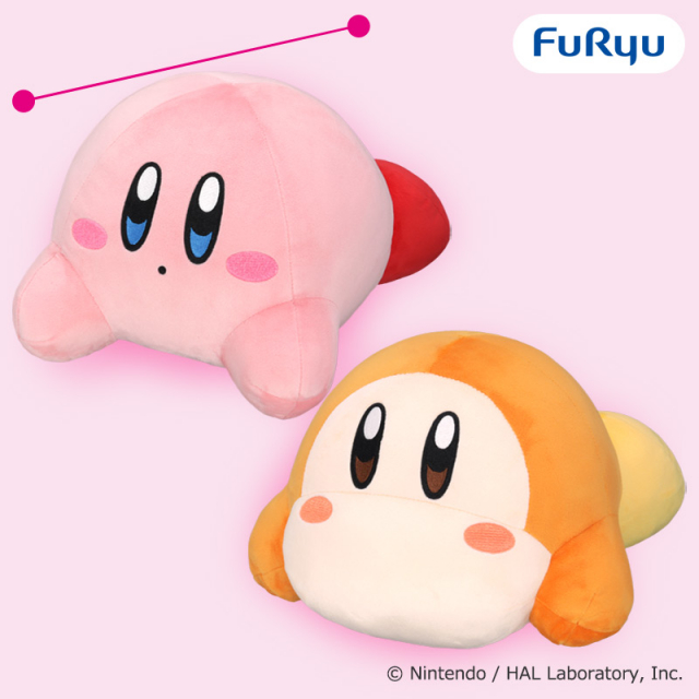 星のカービィ いっしょにごろりんカービィとワドルディBIGぬいぐるみ