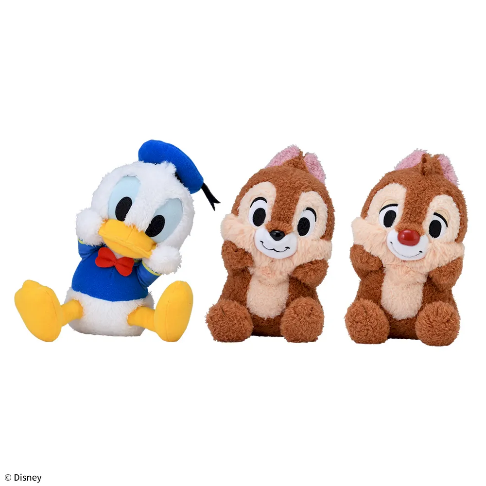 ドナルドダック&チップ&デールひょこぴょこぬいぐるみ