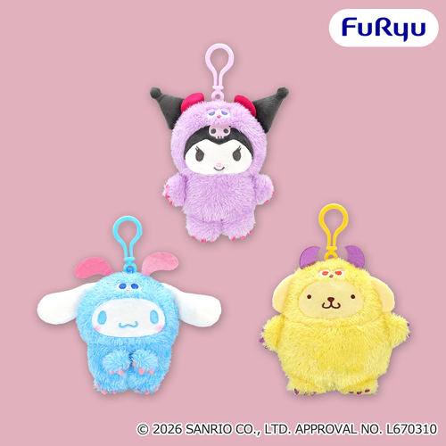 サンリオキャラクターズ　くりっぴぃ ぬいぐるみ～もじゃもじゃモンスター～