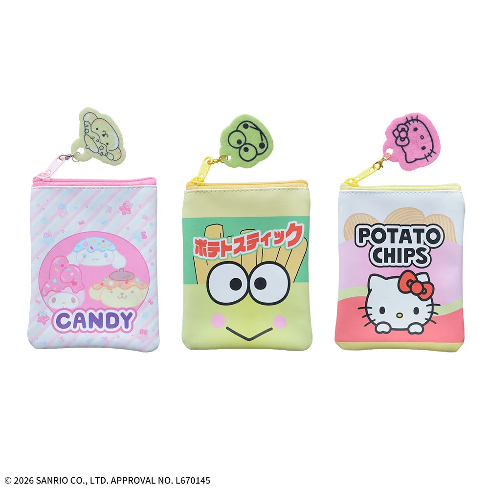 サンリオキャラクターズレザー風ポーチKawaiiYumYumMART