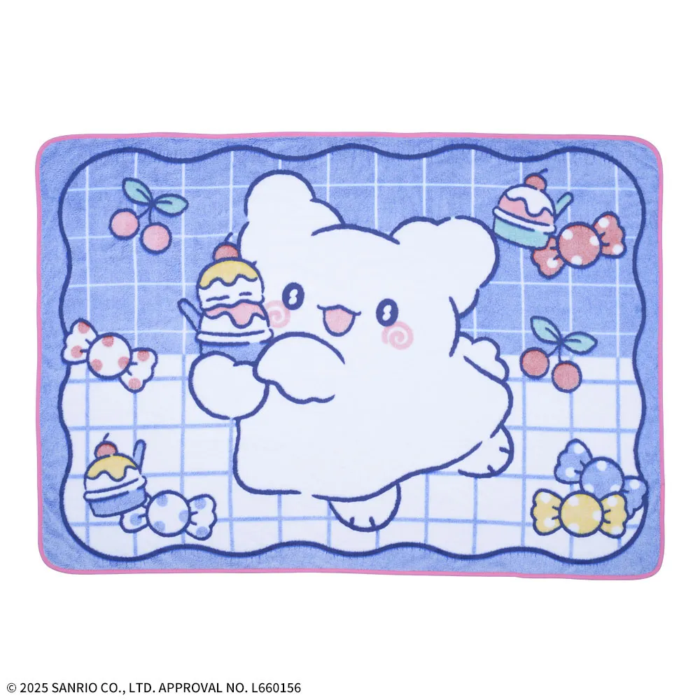 はなまるおばけプラチナムザッカfuwa&hugブランケット