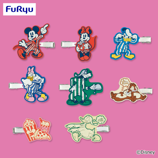 ミッキー＆フレンズ MASHIMASHI パジャマパーティー ヘアクリップ