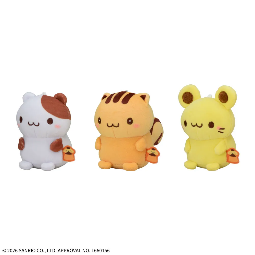 ゆるかわサンリオキャラクターズぽちゃちまマスコット“チームプリン”