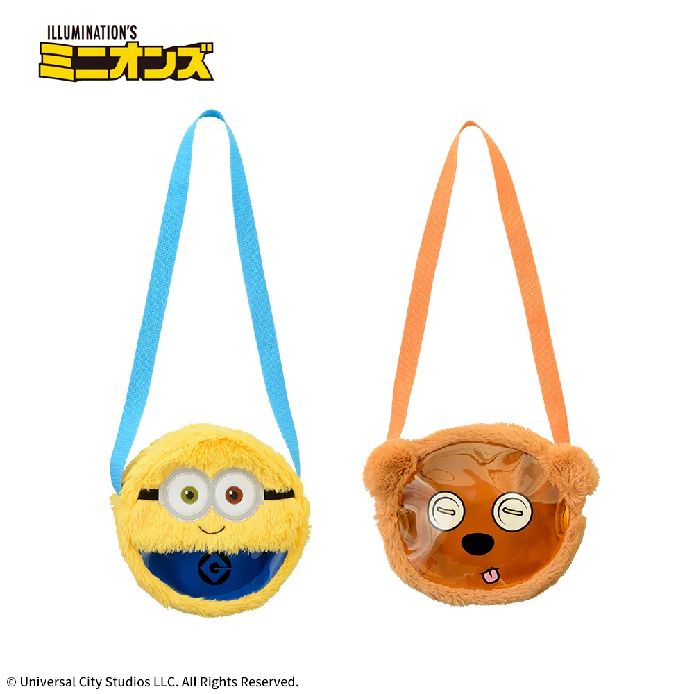 ミニオンプラチナムザッカクリア窓付ショルダーバッグ