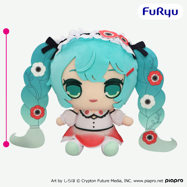 初音ミク きゅるまるBIGぬいぐるみーアネモネver.ー