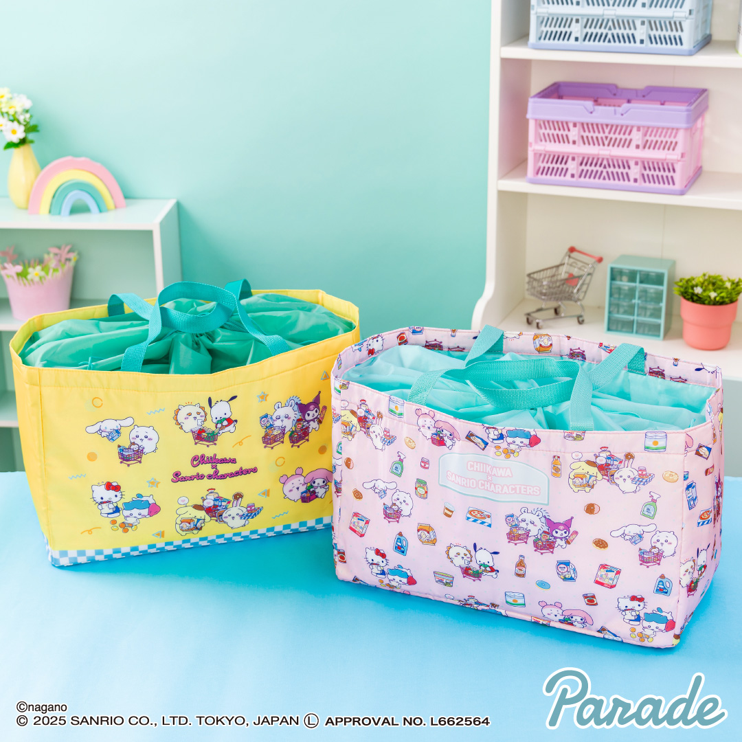 ちいかわ×サンリオキャラクターズ レジかごバック