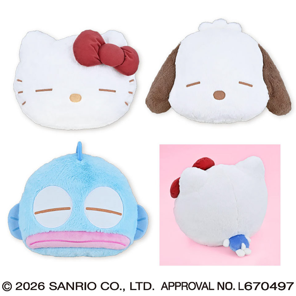 サンリオキャラクターズ だらりんライフ顔デカクッション