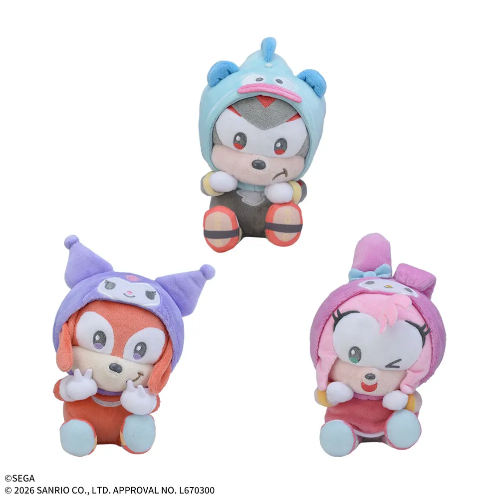 SONIC&FRIENDS×SanriocharactersひょこぴょこぬいぐるみVol.2