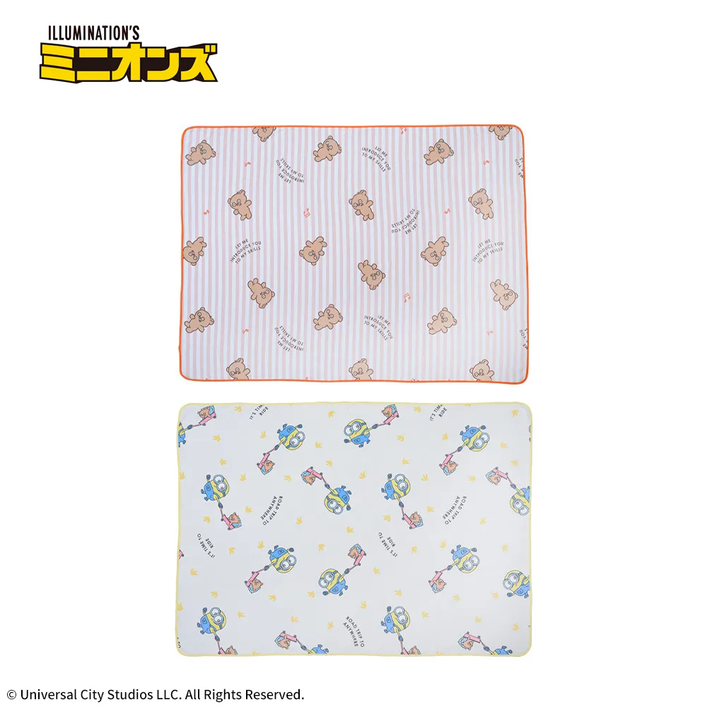 ミニオンふわふわビッグ毛布“ボブ&ティム”