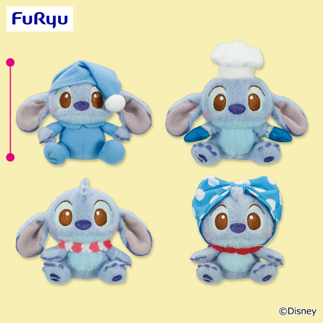 ディズニー　スティッチ ミルキーボア いろんなコスチュームマスコット