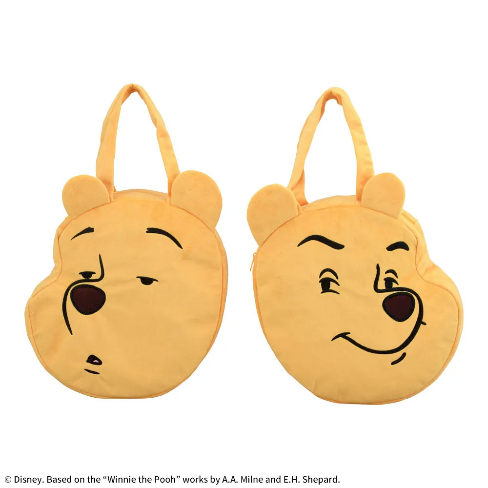 くまのプーさんプラチナムザッカフェイス型バッグFUNNYVer.