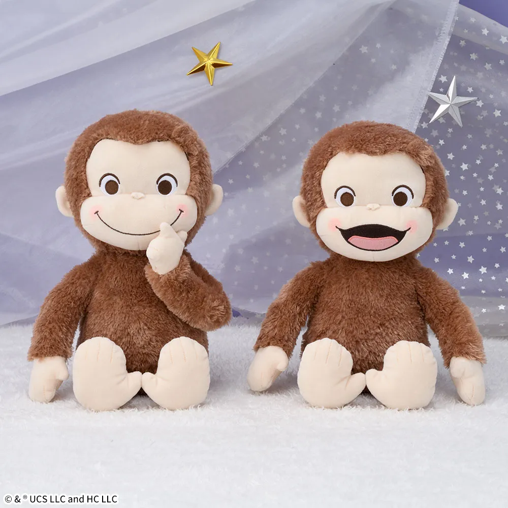 おさるのジョージ赤いほっぺLぬいぐるみピュアキラVer.