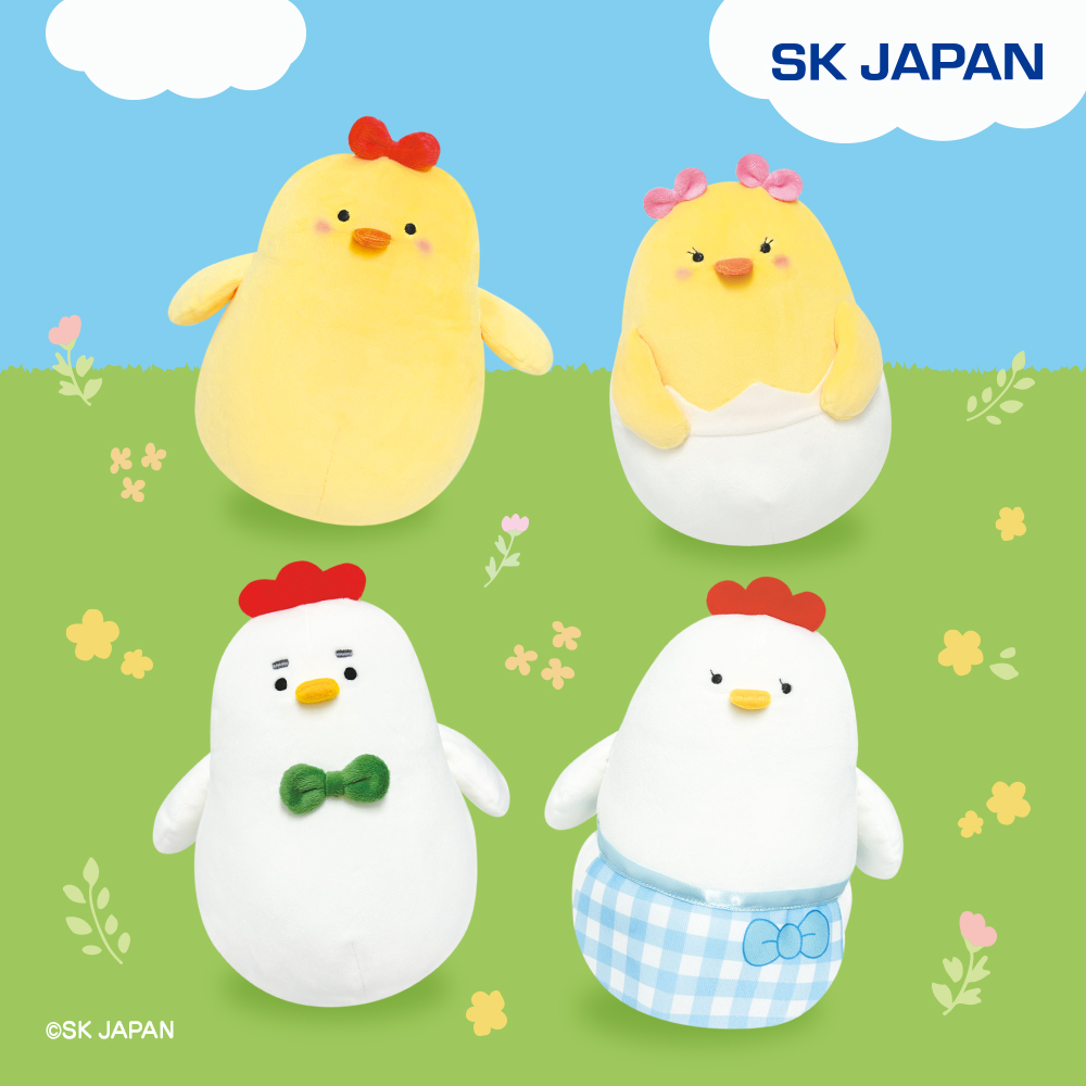 ぴよちゃん ファミリーぬいぐるみ