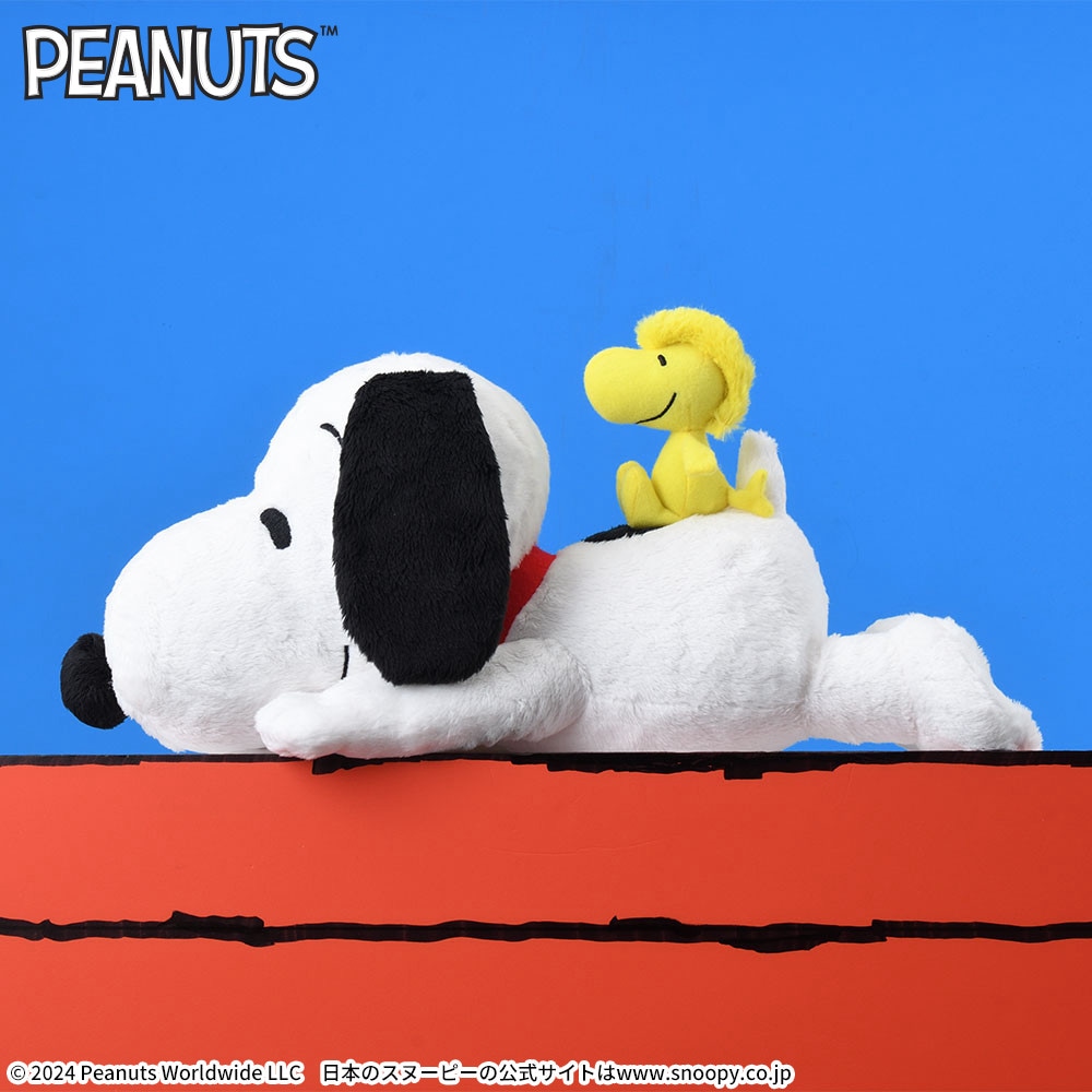 SNOOPY™　Lぬいぐるみ “スヌーピー&ウッドストック” おしりVer.