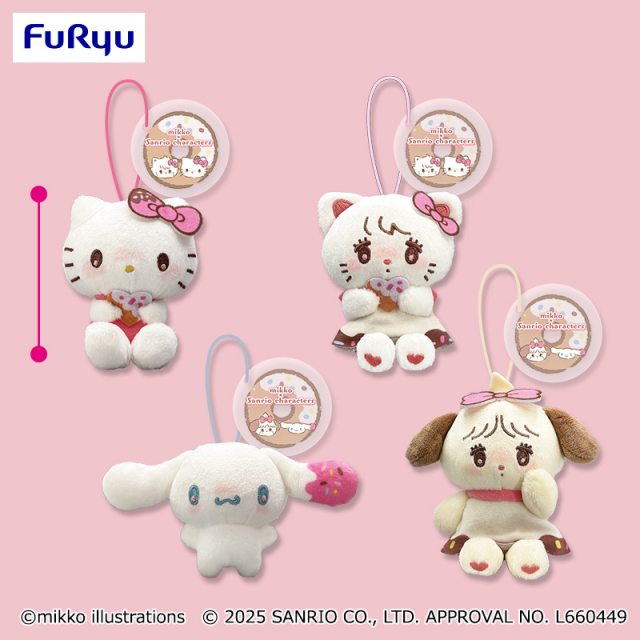 mikko×Sanrio characters ドーナツデザインマスコット①