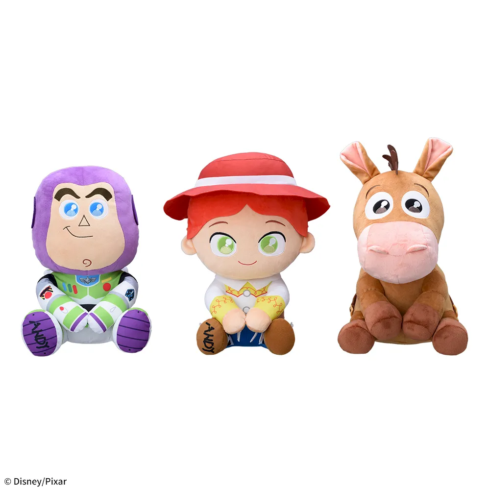 バズ・ライトイヤー&ジェシー& ブルズアイ　うるりぃみぃ　ぬいぐるみ