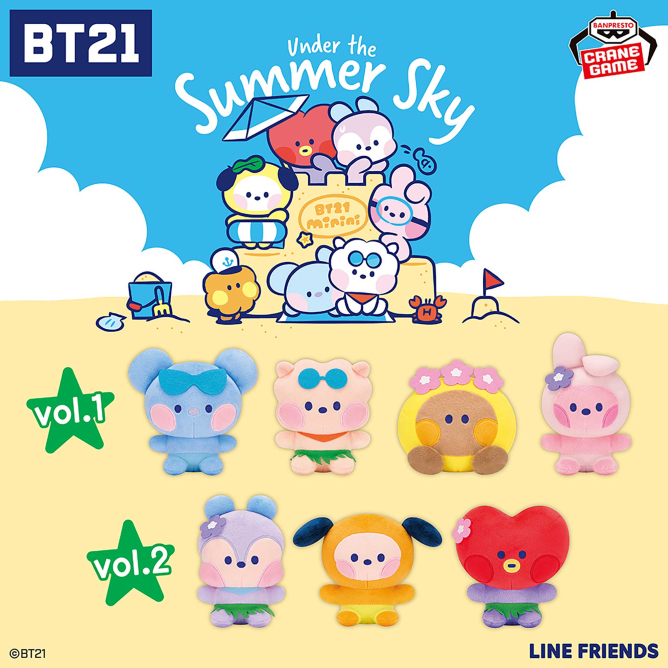 BT21 minini under the summer sky ぬいぐるみマスコットvol.2