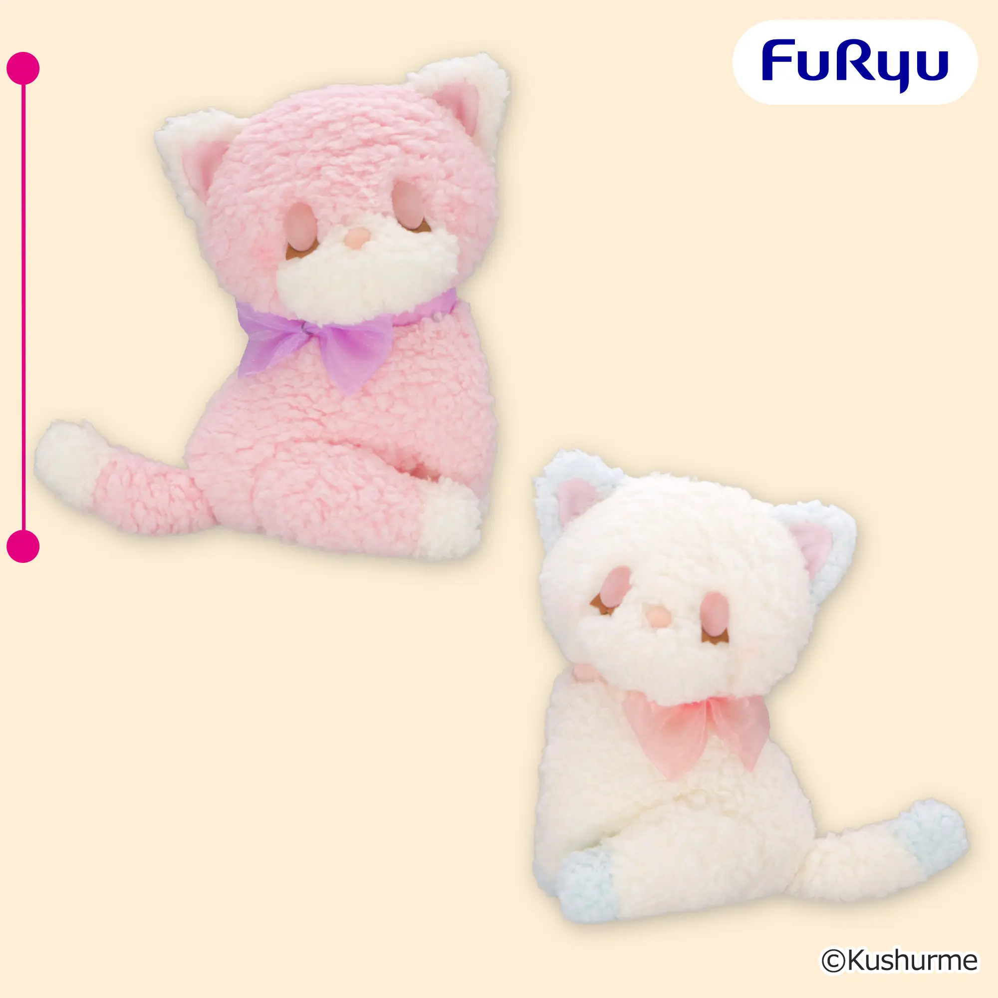 Kushurme おすましねこちゃんBIGぬいぐるみ