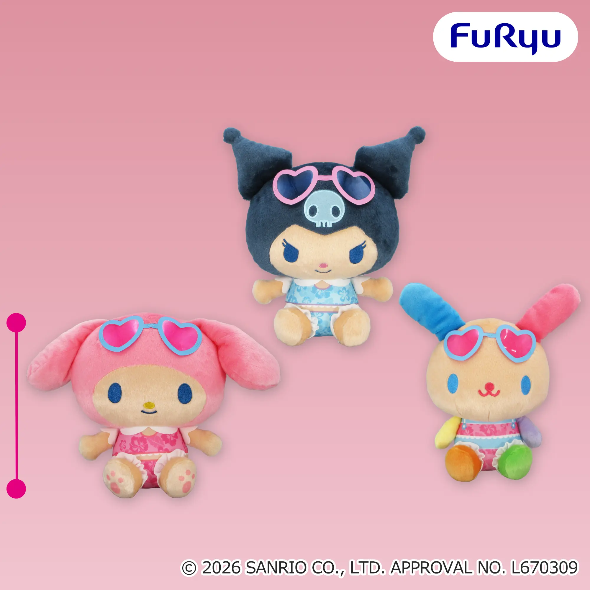 サンリオキャラクターズ こんがり日焼けBIGぬいぐるみvol.2 2026年7月2週登場