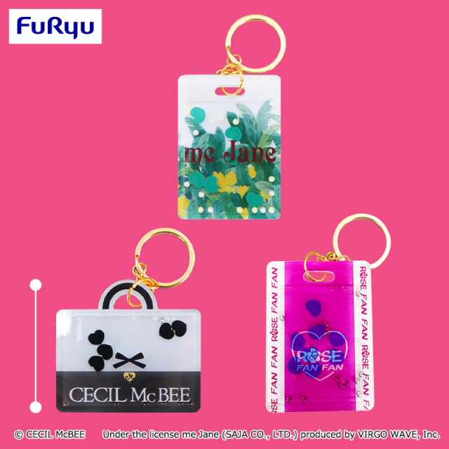 CECIL McBEE/me Jane/ROSE FAN FAN ショッパー風シャカシャカアクリルチャーム