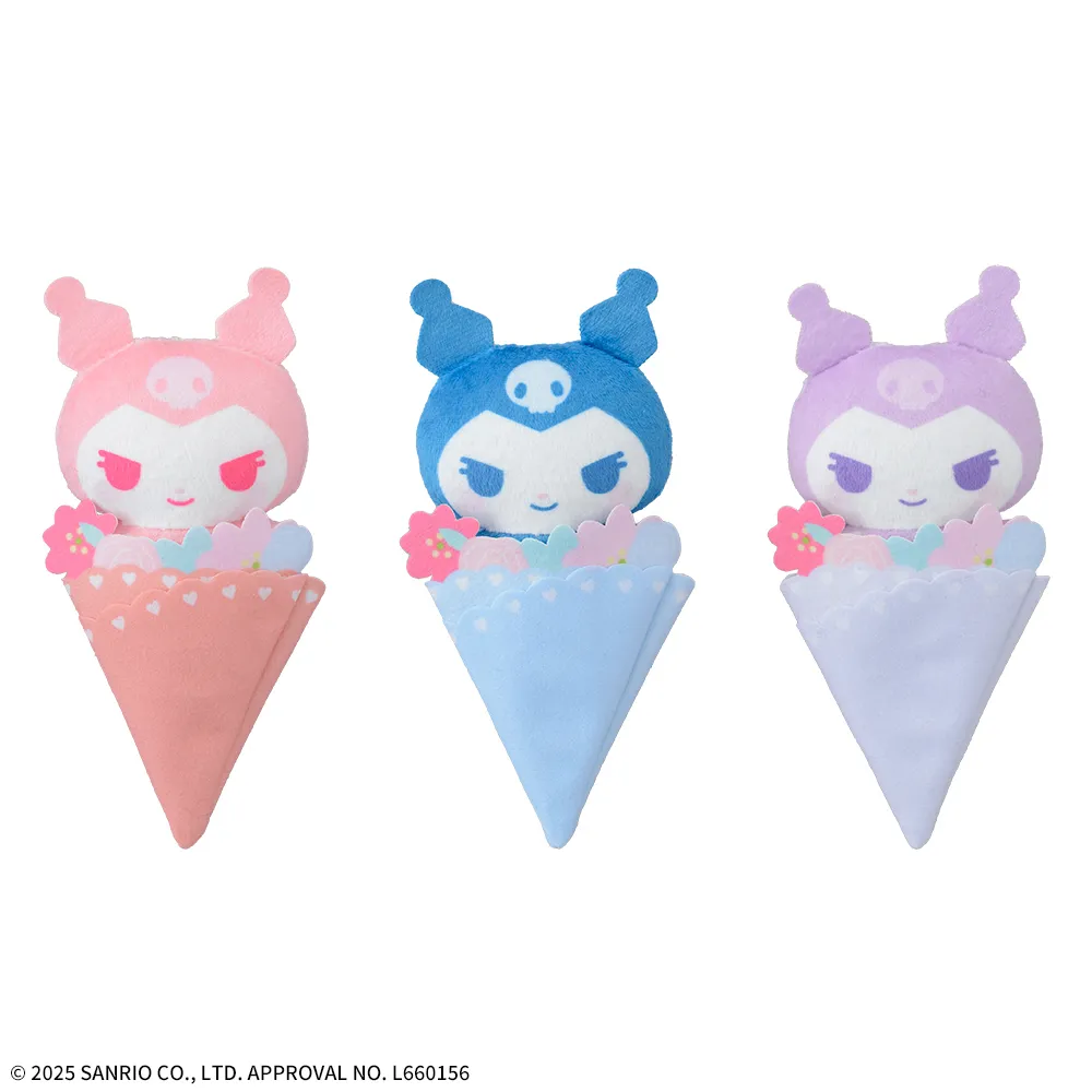 ゆるかわ　サンリオキャラクターズ　Deco Charmy　マスコット“クロミ”　ANNIVERSARY PARTY