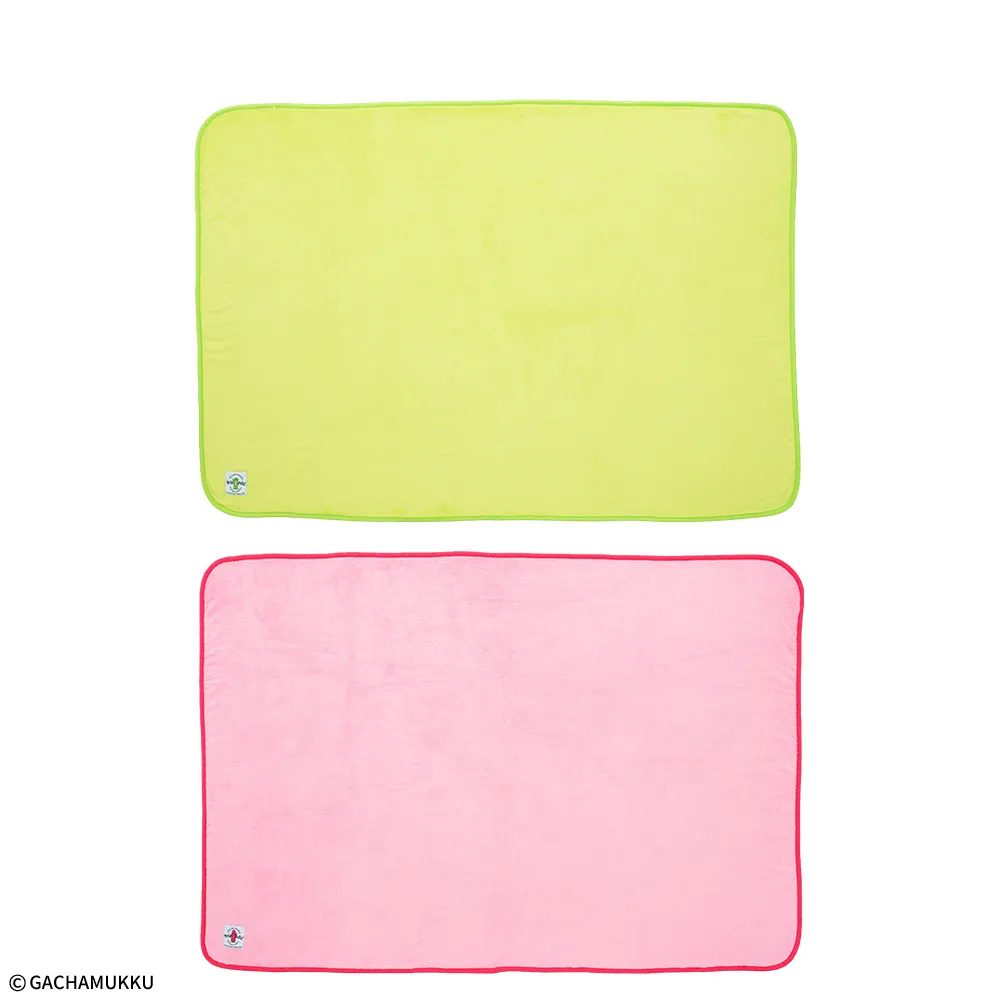 ガチャピン・ムック「みんなともだちの日」プラチナムザッカ巾着付ひざかけ