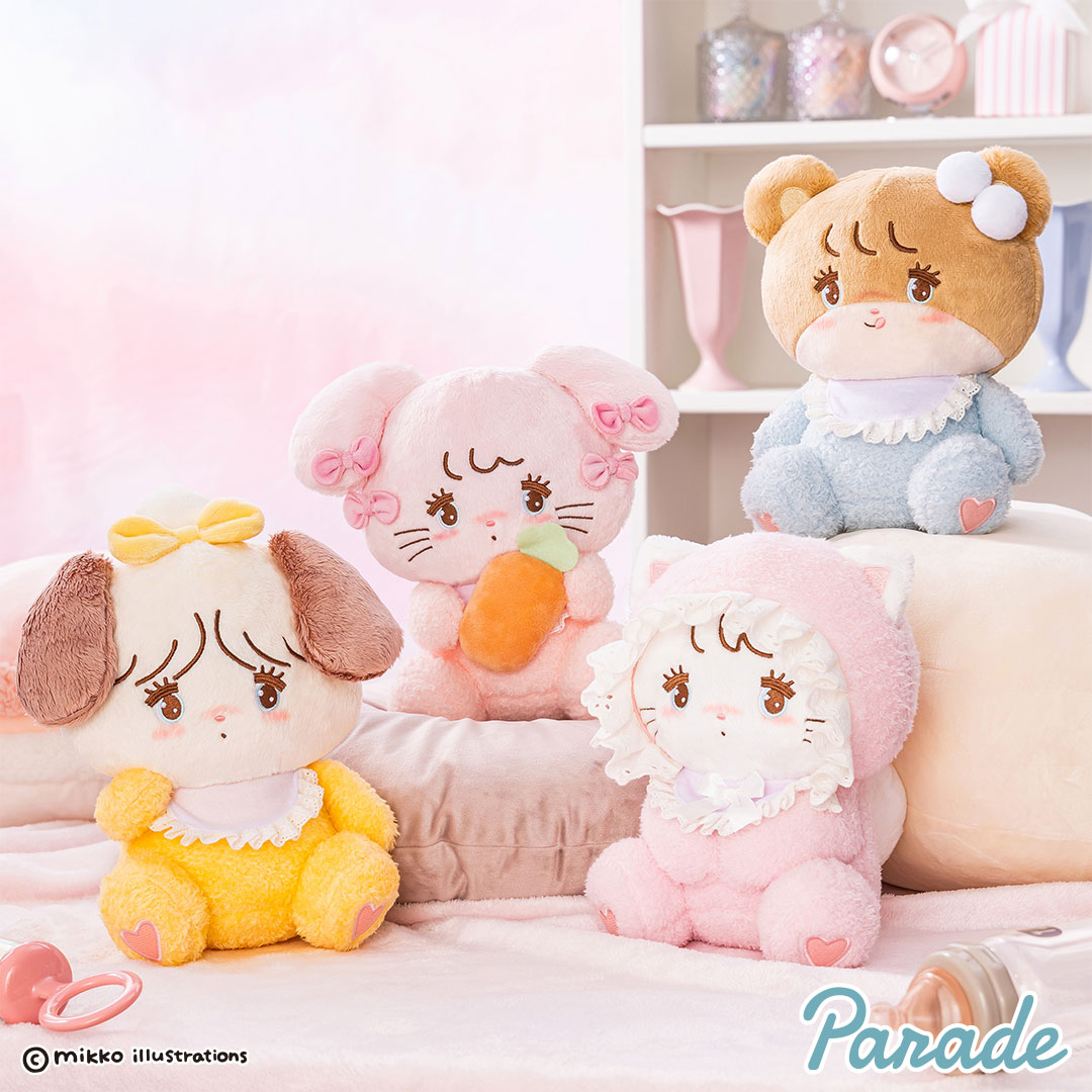 mikko characters ふわふわBABYぬいぐるみ