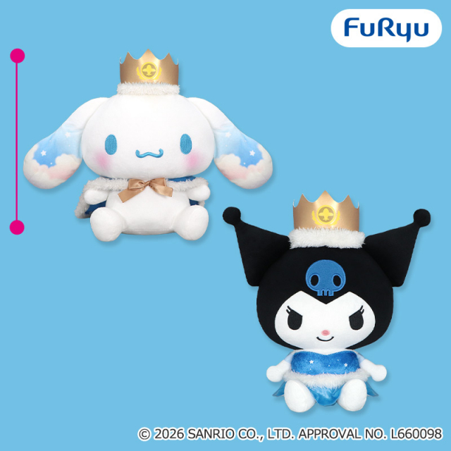 サンリオキャラクターズ ぽよよんえあぽ～とBIGぬいぐるみ～シナモロール・クロミ～