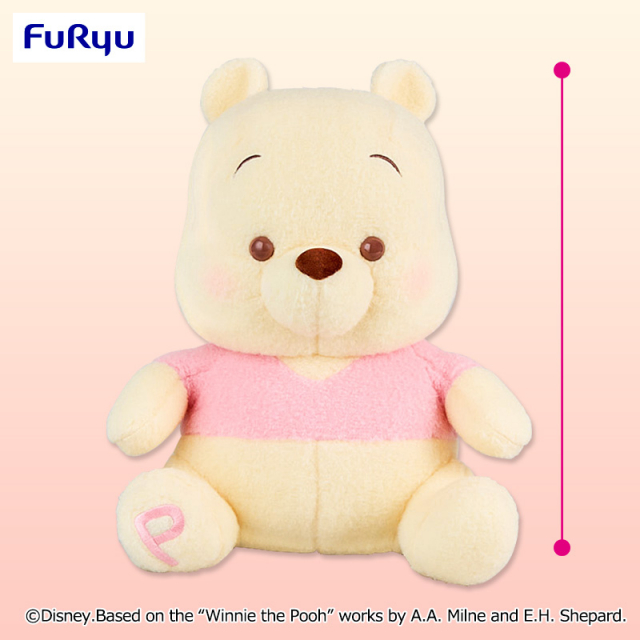 くまのプーさん ミルキーボア いちごみるく超BIGぬいぐるみ