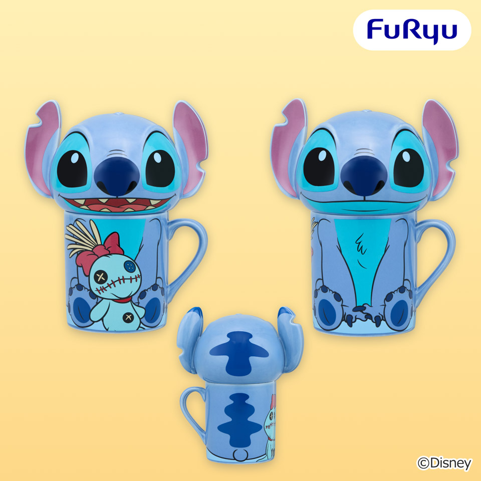 ディズニー スティッチ ふた付きマグカップ
