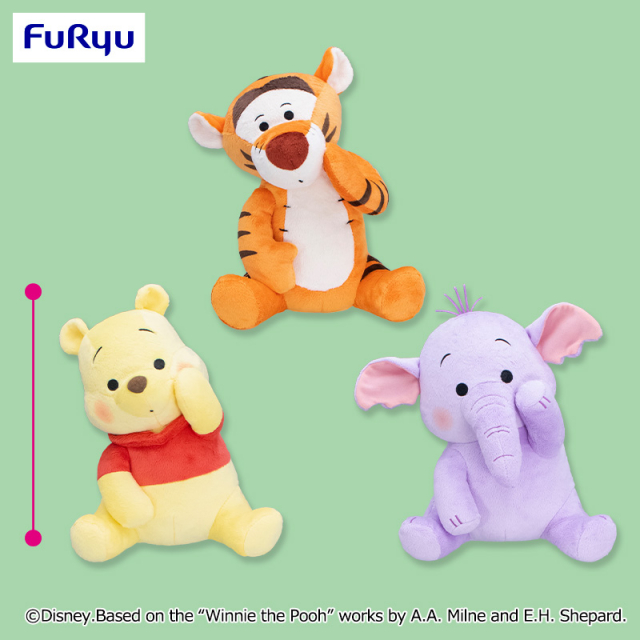 くまのプーさん こてっとぺったん きょとん顔BIGぬいぐるみ