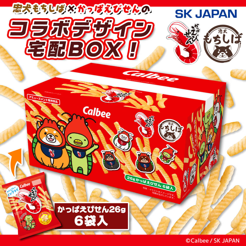 忠犬もちしば&かっぱえびせん 宅配BOX